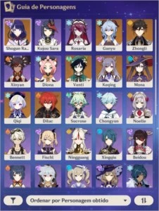 Genshin Impact Ar55 - Ganyu C1, Diluc C1, Venti, Zhong, Mona