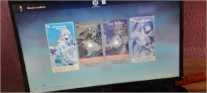 Conta genshin Impact, AR 55, Xiao,Baal, Zhongli,Eula,Keqing