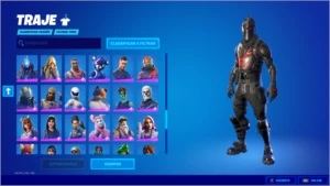Conta de Fortnite com Cavaleiro Negro