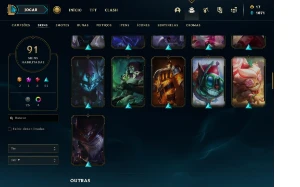 Conta LoL diamante season 3 e 4, muitos champions e skins - League of Legends
