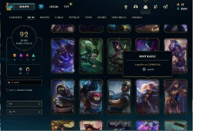 Conta LoL diamante season 3 e 4, muitos champions e skins - League of Legends