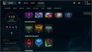 Conta Diamante - League of Legends LOL