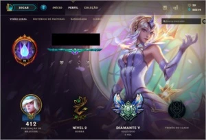 Conta Diamante - League of Legends LOL