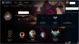 CONTA PRATA I - 56 CHAMPS + 9 SKINS - League of Legends LOL