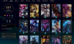 Conta Ouro 4 - 287 SKINS - League of Legends LOL