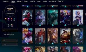 Conta Ouro 4 - 287 SKINS - League of Legends LOL