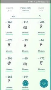 Conta de Pokémon GO
