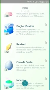 Conta de Pokémon GO