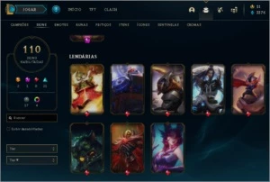 Conta LOL plat IV - League of Legends