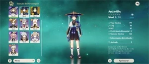 CONTA AR10 - Andarilho(Scaramouche) e Tighnari - Genshin Impact