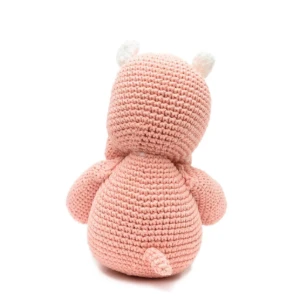 Hipopótamo em amigurumi - Artesanato e Personalizados
