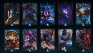 Conta de LoL nível 201 com 152 skins e 122 campeões. - League of Legends