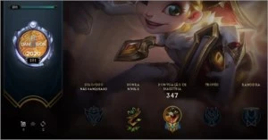 Conta de LoL nível 201 com 152 skins e 122 campeões. - League of Legends