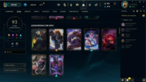 Conta Lol Lvl 263 Esmeralda 4 / 93 Skins - League of Legends