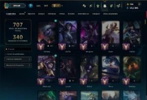 Unranked com TODOS os Champs e 132 Skins ( ADC / SUP ) - League of Legends LOL