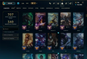 Unranked com TODOS os Champs e 132 Skins ( ADC / SUP ) - League of Legends LOL
