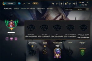 Unranked com TODOS os Champs e 132 Skins ( ADC / SUP ) - League of Legends LOL