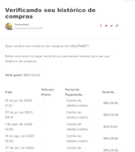 Conta desde o beta +700 Reais em Skins ex IMORTAL - Valorant