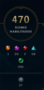 Conta LOL 945 skins - League of Legends