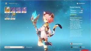 conta dois personagens 5 estrelas e duas armas 5 estrelas.. - Genshin Impact