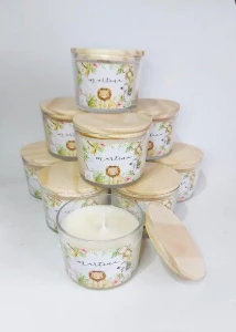 Lembrancinha Vela Maternidade Safari 120g - Artesanato e Personalizados