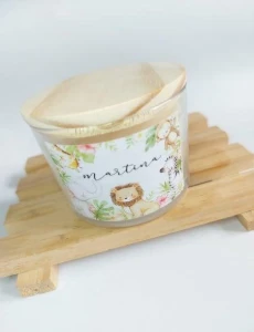Lembrancinha Vela Maternidade Safari 120g - Artesanato e Personalizados