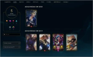 Conta com skins ótimas e barato de League Of Legends ? LOL