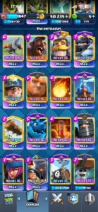 Conta de Clash Royale 12 de trofeus