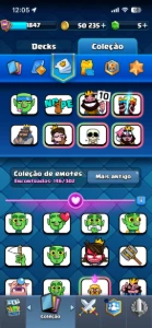 Conta de Clash Royale 12 de trofeus