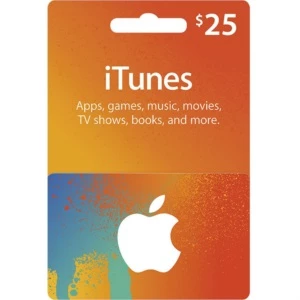 Conta Apple Americana com $25 Dólares iTunes Gift Card - iTunes Gift Cards