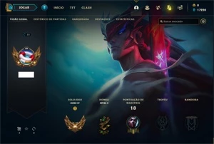 Conta Ouro 4 - Sem Email Confirmado - Pronta Entrega 17k EA - League of Legends LOL