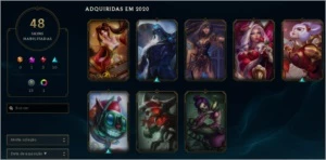 CONTA DE LOL D4 COM SKINS - League of Legends