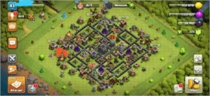 Conta clash of clans cv 9
