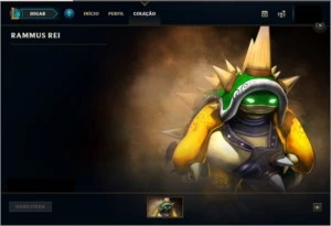Conta Rammus Rei + Kayle Juíza / Todos campeões - League of Legends LOL
