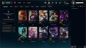 Conta LOL Smurf Level 30 Com 10 SKINS - League of Legends