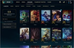 Conta Lol 16 Campeoes 4 Skins Unranked - League of Legends