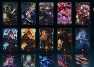 Conta LoL com 476 Skins, 2 Vitoriosas 6 ultimate - League of Legends