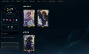 Conta League of Legends Full Acesso - 162 Champs e 247 Skins LOL