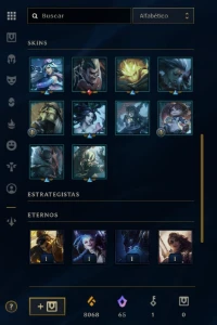 Conta League of Legends Full Acesso - 162 Champs e 247 Skins LOL