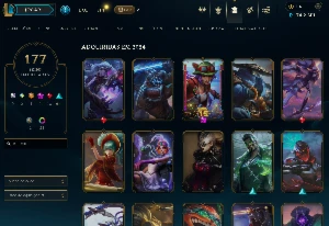 Conta LOL nível 539, 177 skins