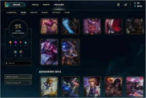 Conta Prata III - 70 champs - 26 skins - League of Legends LOL