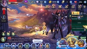 Saint Seiya Awakening 21k dimas 771 Gemas e 79 Livros Azuis SSA