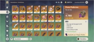 RAIDEN + YOIMIYA + 1 ARMA 5 ESTRELAS PRÓXIMO PERSONAGEM GARA - Genshin Impact
