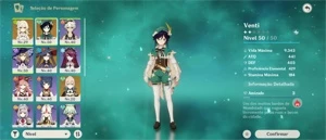 Venti, Jean e Mona AR29 - Genshin Impact