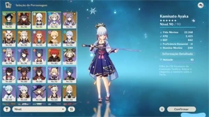 Genshin AR 57 / 11 personagens 5* - Genshin Impact