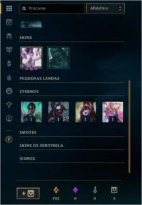 CONTA LOL PLATINA 4 - SKINS ULTIMATE E MÍTICA. - League of Legends