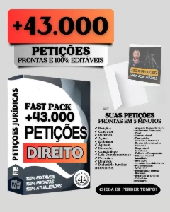 Pack 43 Mil Petições Jurídicas Editáveis | Advogados - Serviços Digitais