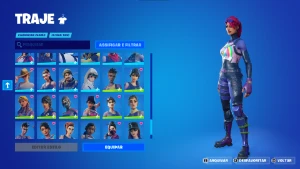conta rara de fortnite com varias skins e emotes