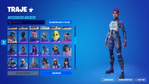 conta rara de fortnite com varias skins e emotes