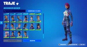 conta rara de fortnite com varias skins e emotes